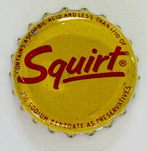 Vintage squirt soda - squirt, cap