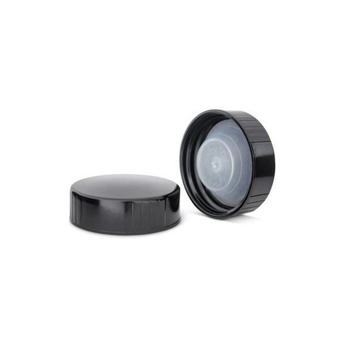 Bottle cap 400 black - bottle, ribbed